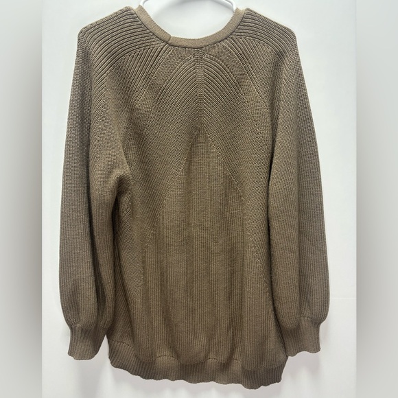 Athleta Hanover V Neck Sweater | Brown Size XL - Picture 3 of 10